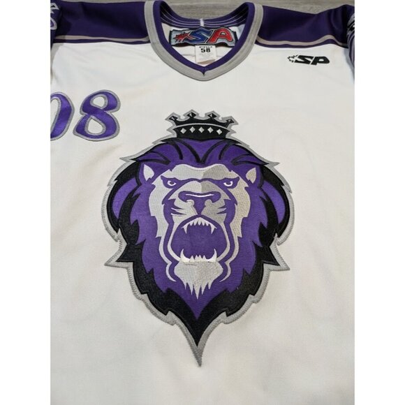 Vintage Reading Royals Pro 58 ECHL SP Hockey Jersey Fight Strap White 08 - Picture 3 of 12